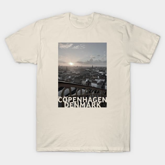 Copenhagen Denmark Scandinavia Travel T-Shirt by Designedby-E